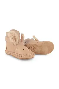 Donsje  Kojenecké kožené boty  Kapi Exclusive Booties Fluffy Bunny
