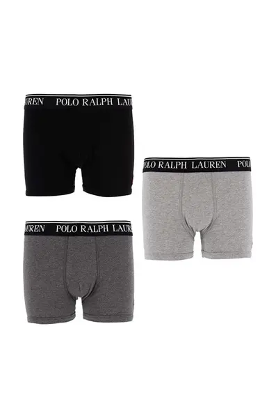 Polo Ralph Lauren přiléhavé boxerky dětské bavlněné s elastanem 3-pack