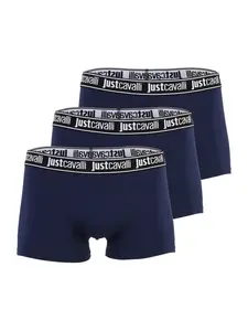 Just Cavalli Boxerky  modrá / čierna / biela