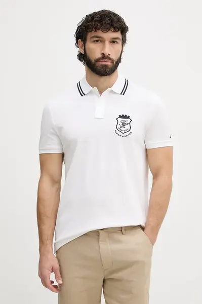 Tommy Hilfiger polo pánské s bavlnou
