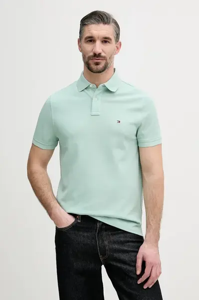 Tommy Hilfiger polo tričko pánske bavlnené s elastanom