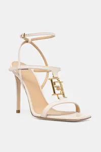 Elisabetta Franchi Kožené sandále Elisabetta Franchi