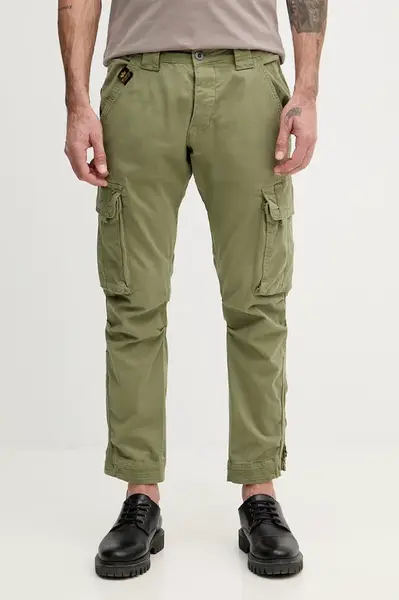 Alpha Industries nohavice cargo pánske bavlnené s elastanom Task Force Pant