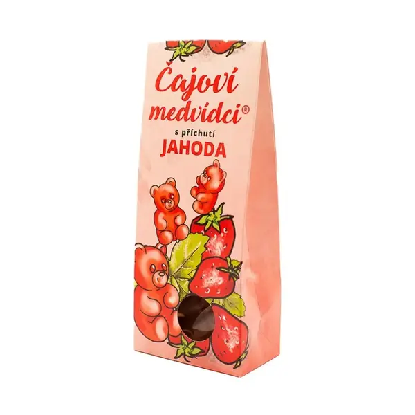 LIPOO Čajoví medvídci jahoda 50 g