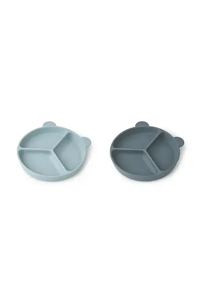 Sada talířů Liewood Stacy Divider Suction Plate 2-pack