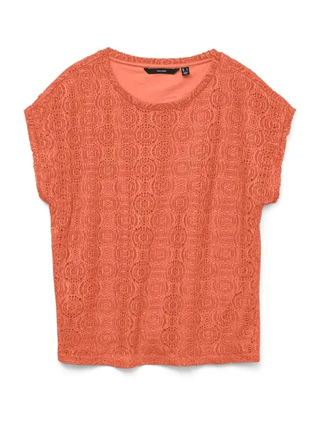 VERO MODA Tričko 'VMMAYA AVA'  oranžová