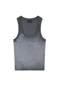 Ed Hardy Top  modrosivá / čierna