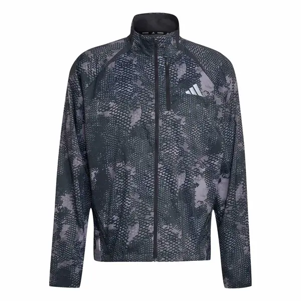 ADIDAS PERFORMANCE Športová bunda  sivá / tmavošedá / antracitová