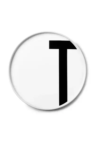 Design Letters Dezertný tanier Design Letters A-Z 20 cm
