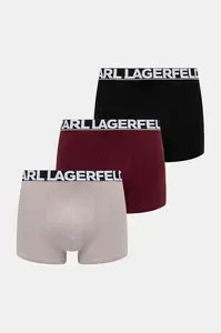 Karl Lagerfeld boxerky pánske bavlnené s elastanom 3-pack