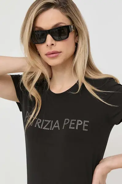 Patrizia Pepe tričko dámske s viskózou