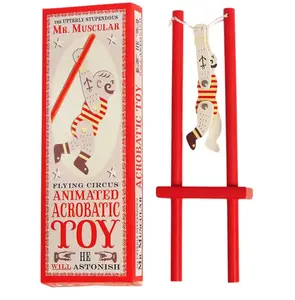 Klasická dřevěná retro hračka - AKROBAT