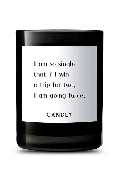 Candly Vonná sójová svíčka Candly I am so single 250 g