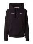 Tommy Jeans Mikina  červená / čierna / biela