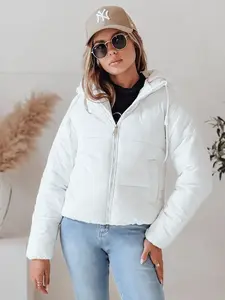 Dámska zimná puffer bunda s kapucňou