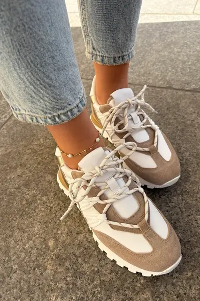 Kožené Polobotky Sneakers Dámske Artiker