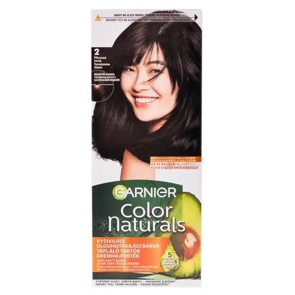 Permanentní barva Garnier Color Naturals 2.0 přirozená černá + dárek zdarma