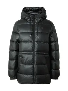 Calvin Klein Jeans Zimná bunda  čierna / biela