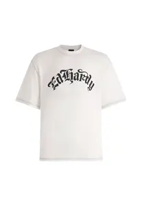 Ed Hardy Tričko 'Black Widow'  čierna / biela