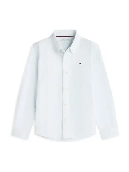 TOMMY HILFIGER Košeľa  pastelovo modrá / biela
