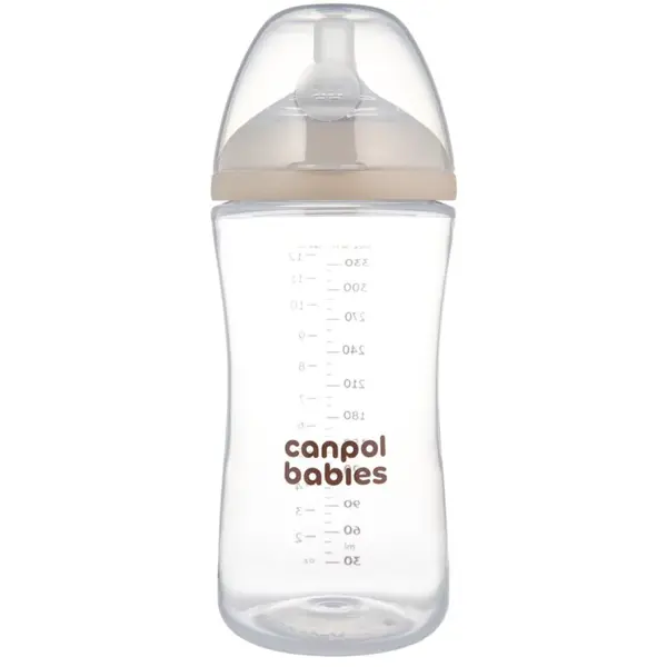 Canpol babies Natural Shape antikoliková láhev 6m+ 1 ks