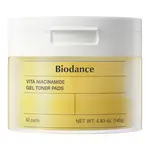 Biodance Tonizační polštářky Vita Niacinamide Gel Toner Pads 60 ks