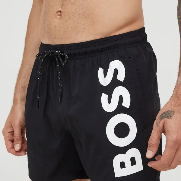 Plavkové šortky BOSS černá barva, 50469602