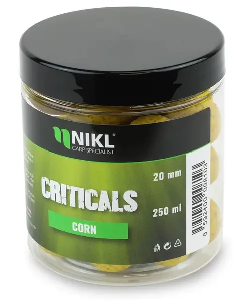 Nikl criticals boilie corn 250 ml - 20 mm