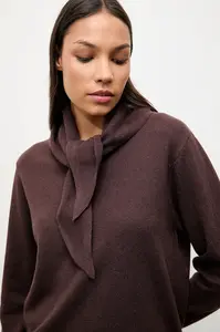 Svetr z merino vlny se šátkem Answear.LAB