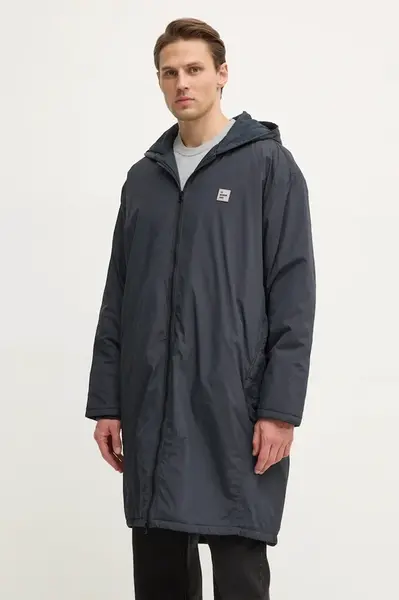 Bunda American Vintage pánská, černá barva, přechodná, MZOT17BE25