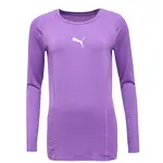 Puma LIGA BASELAYER TEE LS Pánské sportovní triko, fialová, velikost