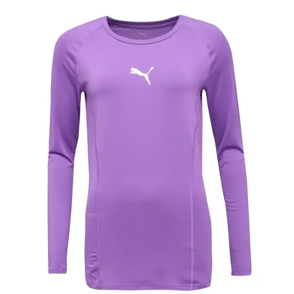 Puma LIGA BASELAYER TEE LS Pánské sportovní triko, fialová, velikost