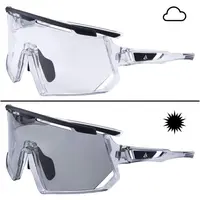 Laceto AURORA Fotochromatické sportovní sluneční brýle, šedá, velikost