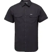 Columbia UNTILIZER II SOLID SHORT SLEEVE SHIRT Pánská košile, černá, velikost