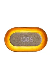 LED budík Gingko Design Lumos 15 cm