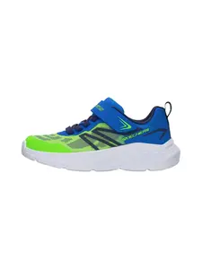 SKECHERS Tenisky 'Microspec Velocity'  modrá / námornícka modrá / neónovo zelená