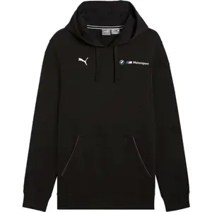 Puma BMW M MOTORSPORT ESSENTIALS+ HOODIE FT Pánská mikina, černá, velikost