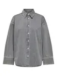 ONLY Prechodná bunda  sivý denim