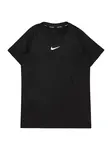 NIKE Funkčné tričko 'Pro'  čierna / biela