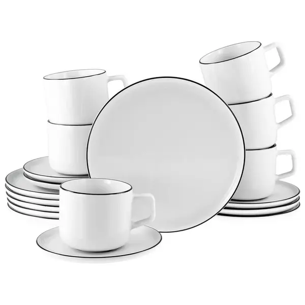Creatable KÁVOVÁ SOUPRAVA Chef Collection Black Line 18dílné