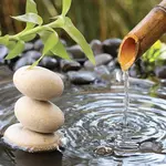 Euroart OBRAZ NA SKLE, zen, 30/30 cm