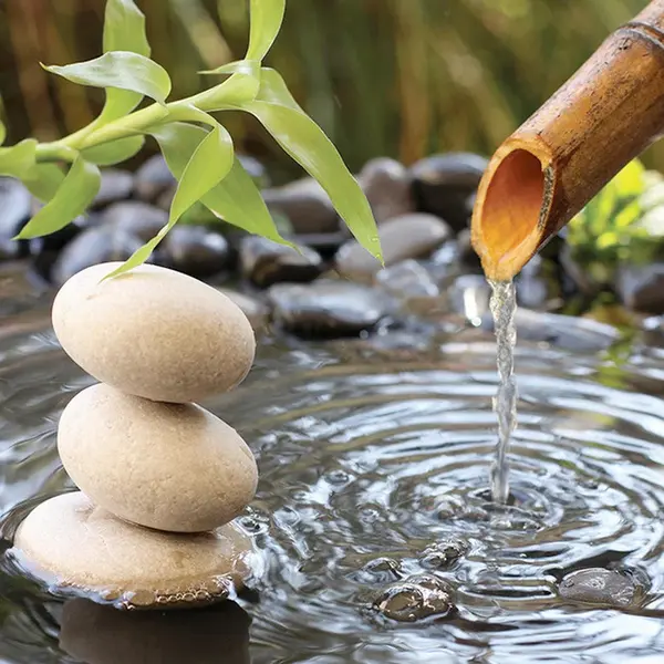 Euroart OBRAZ NA SKLE, zen, 30/30 cm