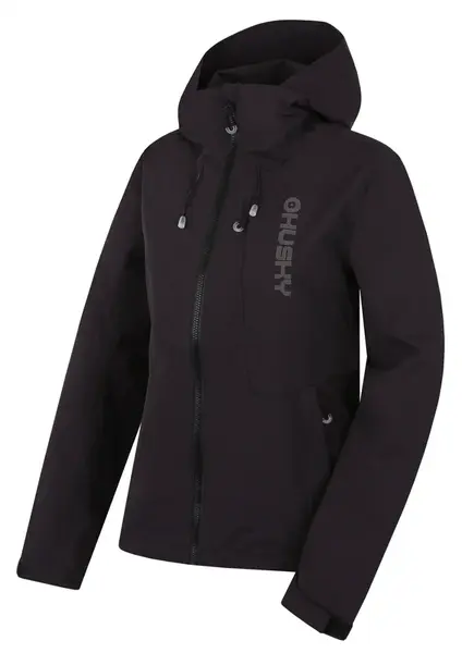Husky Sita L S, black Dámská softshell bunda