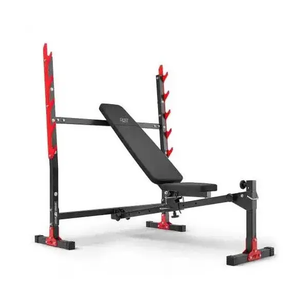 MARBO MH-L107 2.0 Posilňovacia lavica pod veľkú činku, čierna, veľkosť