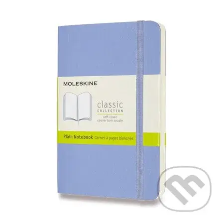 Moleskine - zápisník svetlomodrý (malý, čistý, mäkká väzba)