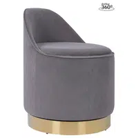 MID.YOU OTOČNÝ TABURET, textil, 52/68 cm