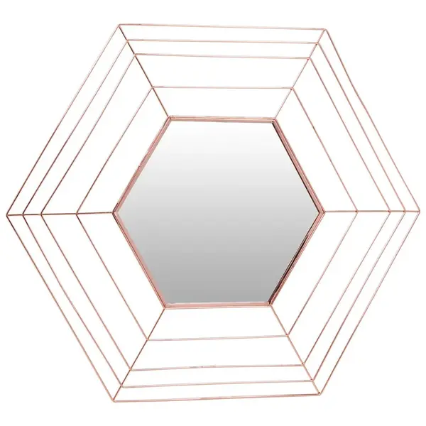 MID.YOU NÁSTĚNNÉ ZRCADLO 79,5/69/1,5 cm