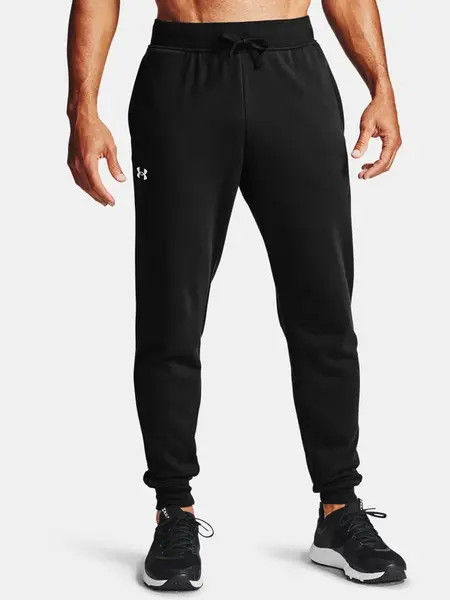 Under Armour Tepláky Rival Cotton Jogger-BLK - Pánské