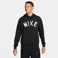 Nike Swoosh Mens Dri-FIT French Terry Pullover Fitness Hoodie L