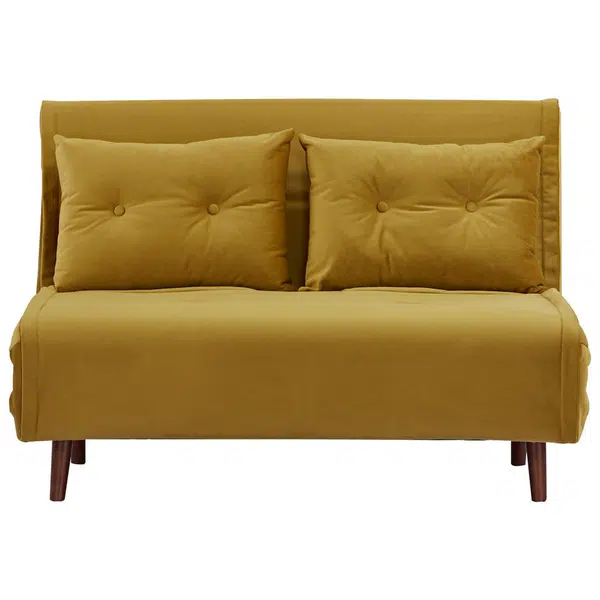 Livetastic ROZKLÁDACÍ POHOVKA, textil, žlutá